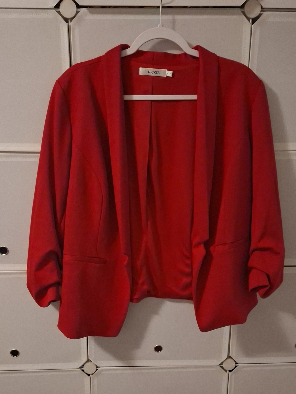 Ricki's Bright Red Open-Front Blazer Jacket